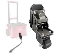 Jiawu Kit de Roulettes Packout, Roue Avant pour Boîte à Outils Roulante, Accessoires de Boîte à Outils, Roulette Pliable, capacité de Charge de 200 Lb, Accessoires pour Boîte à