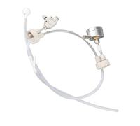 Jiawu Kit de Système de CO2 de Réservoir planté d'aquarium Blanc de Bricolage avec Le Bouchon de Bouteille de Jauge de Valve de Tube Pro pour la Croissance de Plante d'aquarium