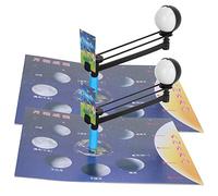 Jiawu Kit d'expérimentation Scientifique pour Enfants, Modèle de Phase de Lune, Assemblage Physique, Jouet éducatif pour l'apprentissage en Classe, la Coordination œil-Main, 2 Ensembles