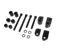 Jiawu Kit D'Extension D'espacement de Repose-pieds de Conducteur Durable, Large Gamme de compatibilité pour Touring Electra Glide FLHT FLHR FLTR FLHX 2009-2024, Extension de 1" et 1,5", Mise à