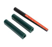 Jiawu Kit d'outils de Moulage de Bagues de Bijoux, 2 Tubes de Cire de Sculpture d'anneau T100 T150 avec Calibreur de Tube de Cire pour la Fabrication de Bagues, de Gravure Durable pour le Moulage,