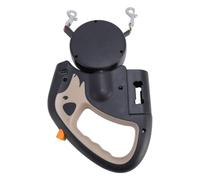 Jiawu Laisse Rétractable Automatique pour Chien avec Deux Têtes, Poignée Confortable pour 2 Chiens Lors de la Marche, Laisse D'extérieur Polyvalente pour Animaux de Petite, Moyenne et Grande Taille