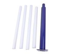 Jiawu Lampadaire Solaire en Métal de 16 Pieds de Hauteur et 3 Pouces de Diamètre, Poteau de Lampadaire Solide, pour les Zones Résidentielles et L'usage Commercial