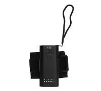 Jiawu Lampe à Ongles LED à Durcissement Rapide et Uniforme 395 Nm 6 W en Alliage D'aluminium Portable pour Poignet en Gel pour Extension de Cils, Convient pour les Extensions de Cheveux (BLACK)