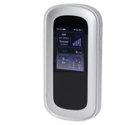 Jiawu Le Point D'accès Mobile Haute Vitesse WiFi 6 Portable 5G Prend en Charge 16 Appareils de Jeu - Conception D'écran LCD - Argent