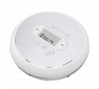 Jiawu Lecteur CD Portable, Protection Anti-Saut de 60 Secondes, Lecture Formats, Lecteur CD Anti-Saut, Personnel avec écouteurs et Câble AUX pour Voiture, Maison, Bureau, Voyage