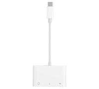 Jiawu Lecteur de Carte USB C, Adaptateur SD TF Caméra, 3,3V-4V, Plug and | Hub de transfert de carte mémoire, coque ABS, pour appareils IOS de type C, sauvegarde de fichiers hors ligne, partage de
