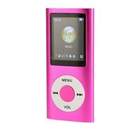 Jiawu Lecteur MP3 LCD Ultra Fin de 1,8 Pouces avec Bluetooth, Lecteur de Musique Portable Prenant en Charge Les Cartes TF jusqu'à 64 Go, Son sans Perte MP3 WMA FLAC Ape pour Les étudiants Qui