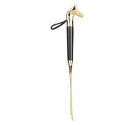Jiawu Lève-Chausse-pied en Forme de Tête de Cheval, Chausse-pied à Long Manche en Hêtre pour Hommes et Femmes, Outil Universel de Cuillère à Chaussures de 32 Cm, sans Courbure, Facile à Mettre en