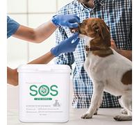 Jiawu Lingettes pour Yeux d'animaux, 100 Pièces, Polyester, Détachant pour | Serviettes de nettoyage pour animaux de compagnie, formule non toxique, bouchon de baril, pour chats et chiens, toilettage