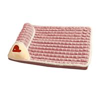 Jiawu Lit pour Chien en Mousse à Mémoire de Forme, Doux, Antidérapant, Lavable, Amovible, pour Chiens de Petite et Moyenne Taille jusqu'à 10 Kg, Soutien du Cou, Colonne Cervicale, Confort