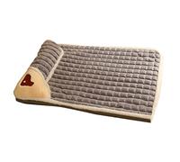 Jiawu Lit pour Chien en Mousse à Mémoire de Forme, Doux, Antidérapant, Lavable, Amovible, pour Chiens de Petite et Moyenne Taille jusqu'à 10 Kg, Soutien du Cou, Colonne Cervicale, Confort