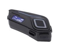 Jiawu Longue Batterie Durée - Affaire la Tête du Casque de Moto avec des Commandes Simples pour la Reproduction Musicale, pour les Conducteurs de Route, 1 unité Principale