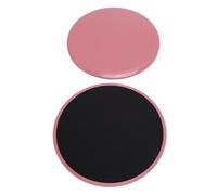 Jiawu Lot de 2 Curseurs d'exercice en Mousse ABS Double Face, Curseurs de Pilates avec Surface Antidérapante pour Tapis, Sols en Bois Dur, équipement d'entraînement de Gymnastique à Domicile (PINK)