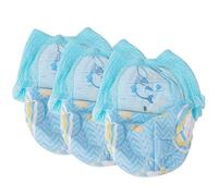 Jiawu Lot de 3 Couches de Bain Réutilisables pour bébé, Imperméables, pour Nouveau-nés, Garçons et Filles, Pantalons de Bain Doux et Respirants, Taille élastique à 360°, Anti-fuite (XXL 15 kg et plus)