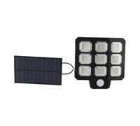 Jiawu Lumière Solaire 3 Modes de Capteur de Mouvement de Mouvement PIR Lampe Murale Solaire pour les Jardins Conduisez vers le Haut
