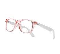 Jiawu Lunettes de Musique Intelligentes avec Contrôle Tactile Intelligent, 7 Heures de Lecture pour Bureau/Voyage, Vert (Pink)