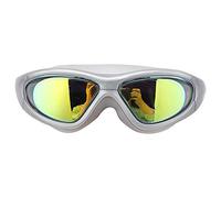 Jiawu Lunettes de Natation, Verres Antibuée, Lunettes de Natation Confortables, de Surf avec Bracelet en Silicone Réglable pour Adultes, Surf, Voile, Sports de Dérive (Taille unique)