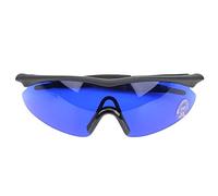 Jiawu Lunettes de Professionnelles |Lunettes à Lentilles de Recherche de Balle de avec Chiffon de Nettoyage pour la Détection de Balle Perdue, Teintées Bleues pour Hommes et Femmes