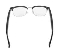 Jiawu Lunettes Intelligentes de Traduction AI, 144 Langues, écouteurs sans Fil, Performances Durables pour Les Voyageurs (Semi-Transparent)