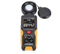Jiawu Luxmètre Numérique, Mesureur de luminosité Ambiante Portable, Plage de Mesure 0 à 200 000 Lux, Sonde Rotative 270° pour Plantes de Culture