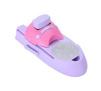Jiawu Machine d' de Motifs de Bricolage Professionnelle pour Nail Art, Outil de Manucure pour Imprimante à Ongles pour Salon et Maison, Plastique Durable avec 6 Modèles en Métal, Contrôle de