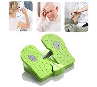 Jiawu Machine Pas à Pas pour Les Pieds, Mini Entraîneur à en Nylon renforcé pour sous Le Bureau, Machine d'entraînement Silencieuse pour Jambes Pliantes avec Pédales Antidérapantes, équipement