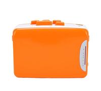 Jiawu Magnétophone Rétro avec Prise Casque 3,5 Mm et Diffusion FM pour Le Plaisir Personnel des Fans de Musique au Design élégant. (Orange)