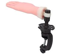 Jiawu Mains de Pratique des Ongles, Doigts Pliables, Mains de Mannequin Réglables sans Rebond, Main de Nail Art avec Accessoires de Support pour la Formation en Salon de Manucure à Domicile