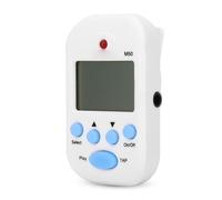 Jiawu Métronome Numérique, Métronome Portable avec Fonction Tap Tempo Compacte, Beat Tap avec Double Sortie Casque pour les Musiciens Pratiquant la Performance (WHITE)