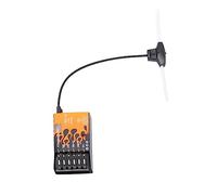 Jiawu Micro Récepteur ExpressLRS, Sorties PWM 5 Canaux, Fonction de sécurité, Léger, Compact, 2,4 GHz, Plug and Play, Récepteur ELRS Micro 2,4 G, ExpressLRS avec Antenne T pour RC