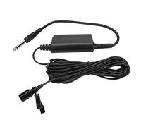 Jiawu Microphone Cravate Omnidirectionnel Professionnel à Pince Filaire pour Guitare, Discours, Batterie, Piano, Saxophone avec Prise Jack 6,35 Mm, Câble de 5 M, Mini Clip en Métal Léger