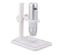 Jiawu Microscope Numérique sans Fil, Grossissement de 50x à 1000x, Microscope de Poche WiFi avec 8 LED et Support, Caméra USB HD 1080p Compatible avec Smartphones et