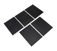Jiawu MINI 5W Kit de Panneau Solaire Monocristallin pour les Jouets électriques à L'extérieur, 5pcs Protection contre la Pluie Cles de Cellules Solaires Portables pour le Camping et la Randonnée,