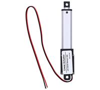 Jiawu Mini Actionneur Linéaire, Course de 50 Mm, 12 V DC, Interrupteur de Fin de Course Interne à Faible Bruit, Actionneur de Mouvement Linéaire électrique pour Maison Intelligente Industrielle