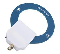 Jiawu Mini Antenne à Ondes Courtes en Boucle, Antenne à Ondes Courtes en Boucle de Réception Directionnelle de Fréquence de 9,9 KHz à 181 MHz, à SW Compacte et Légère avec Réglage de 10 à 30 DBuV pour