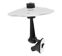 Jiawu Mini Cymbale de Voiture, Cymbale Crash de Tambour Légère pour les Lecteurs Créatifs, Argent, Enrichissez Votre Voyage