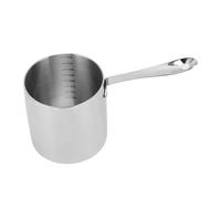 Jiawu Mini Friteuse en Acier Inoxydable 304, Taille Compacte, Poignée Pratique, Cuisinière à Gaz, Cuisinière à Induction, Petites Cuisines