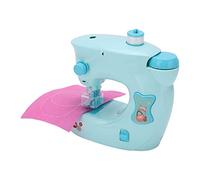 Jiawu Mini Machine à Coudre pour Enfants Kit de Jouets Machine à Coudre de Simulation électrique Portable pour Enfants pour Débutants de Plus de 3 Ans Matériau ABS Durable avec Pédale et