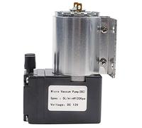 Jiawu Mini Pompe à Vide, Pompe d'aspiration à Pression Négative DC 12 V 5 L/min 120 Kpa, à Air à Membrane avec Support pour Analyse de Gaz Médicaux