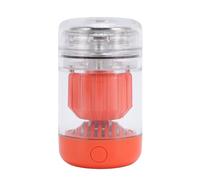 Jiawu Mini Tondeuse électrique pour Hommes, Charge Rapide 30 Minutes, Corps Transparent, éclairage Ambiant, Tondeuse électrique de Poche Portable, à Barbe de Poche avec Câble de Chargement USB pour
