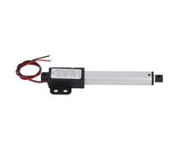 Jiawu Mini Vérin Linéaire avec Ailes, 24V CC 20N Course de 75 Mm | Actionneur télescopique électrique, vitesse 30 mm/s, tube en aluminium, pour portes d\'armoires, pinces robots,