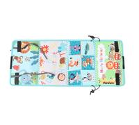 Jiawu Miroir de Temps sur le Ventre Portable à Contraste élevé avec Livre en Tissu froissé pour la Stimulation de L'apprentissage Précoce