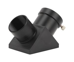 Jiawu Miroir Diagonal de 1,25 Pouces à 90 Degrés, Miroir Diagonal Zénith de 90 Degrés pour Télescopes Réfracteurs avec Lentille Entièrement Revêtue et Cache-poussière pour Planètes Célestes, éclipses