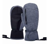 Jiawu Mitaines de Snowboard Imperméables pour Femmes et Hommes | de Ski à écran Tactile avec Chaleur en Peluche à 360 Degrés | de Neige d'hiver à Ceinture Réglable pour Motoneige