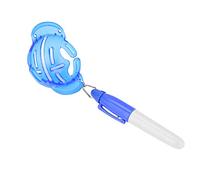 Jiawu Modèle de Dessin de Marqueur de Ligne de Balle de, Outil d'alignement pour la Pratique du Putting - Doublure en Forme de Chapeau avec Stylo Huileux, Guide Visuel en Plastique Durable pour