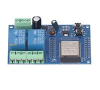 Jiawu Module à Double Relais, Touches Programmables Flash de 4 Mo pour l'apprentissage du Développement Secondaire, Carte de Commande de Commutateur WiFi BLE, Signal de Commutation de Sortie de