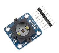 Jiawu Module de Capteur de Couleur, TCS34725, luminosité LED Réglable, 3 | Carte de détection RVB, sortie de données UART et IIC, 7 modes de couleur, pour robots intelligents et instruments de