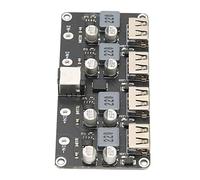 Jiawu Module de Charge Rapide, Entrée 4 Voies 12 V 24 V, efficacité 97%, Module d'alimentation, Protections Multiples, Carte Convertisseur de Charge USB avec Puce Intégrée, Prend en QC3.0 pour
