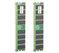 Jiawu Module de Mémoire DDR 1 Go 400 MHz PC3200 2 Pièces, Mémoire d'ordinateur de Bureau pour Double Face 16 Grains, Résistant aux Hautes Températures, Dissipation Thermique Rapide, Fonctionnement